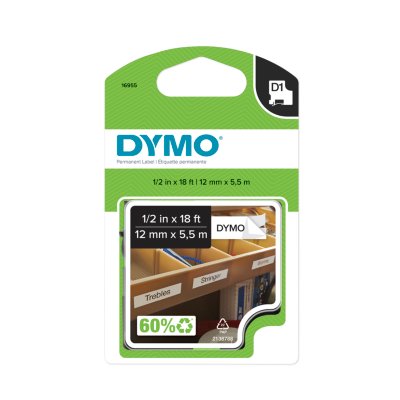 ملصقات DYMO LetraTag البلاستيكية الدائمة
